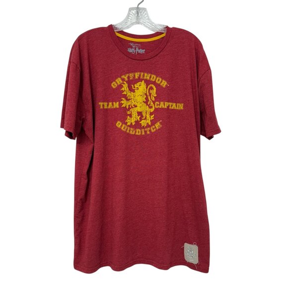 The Wizarding World of Harry Potter Gryffindor Quidditch T-Shirt Men's Size XL - Picture 1 of 5